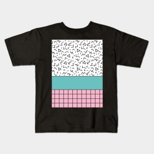 Memphis Pattern 36 / 80s Retro Kids T-Shirt